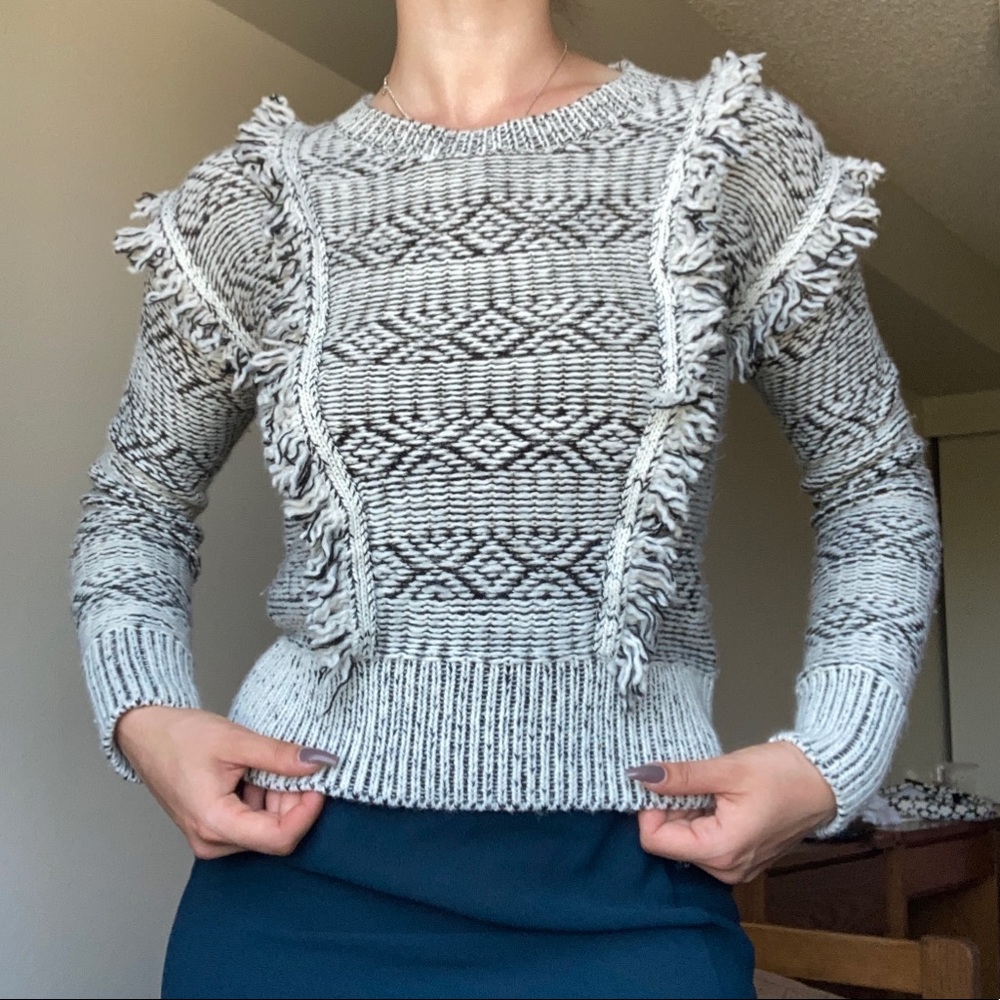 GAP black and white sweater